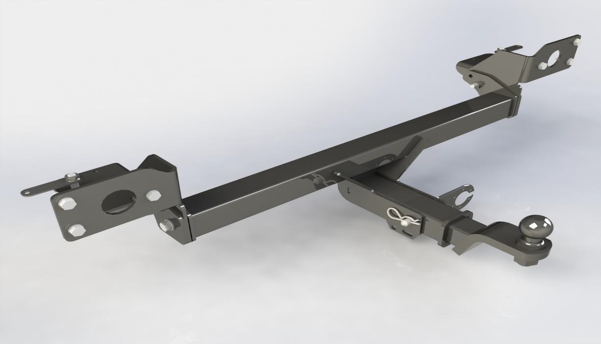 Тягово-сцепное устройство (фаркоп), шар Е под квадрат